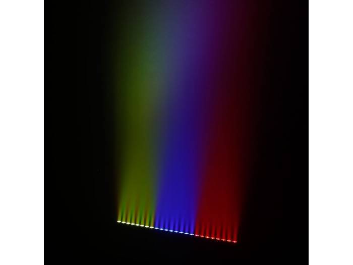 Cameo TRIBAR 400 IR - Barra de LEDs tricolor 24 x 3 W con carcasa negra y mando a distancia por infrarrojos - 12