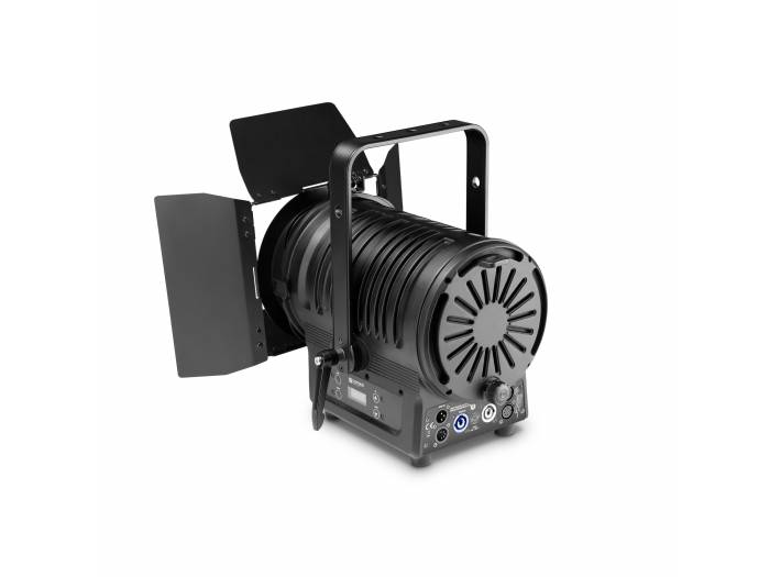 Cameo TS 100 WW - Foco para teatro con lente Fresnel y LED blanco cálido de 100 W en una carcasa negra