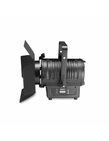Cameo TS 100 WW - Foco para teatro con lente Fresnel y LED blanco cálido de 100 W en una carcasa negra