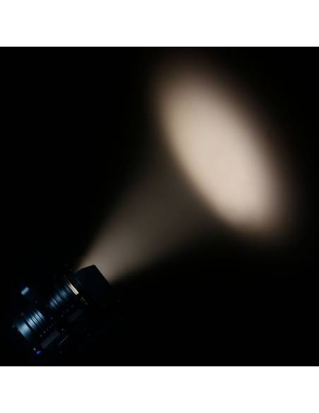 Cameo TS 100 WW - Foco para teatro con lente Fresnel y LED blanco cálido de 100 W en una carcasa negra
