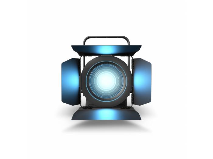 Cameo TS 200 FC - Spot de teatro con lente de Fresnel y LED 6 en 1 de 200 W en carcasa negra