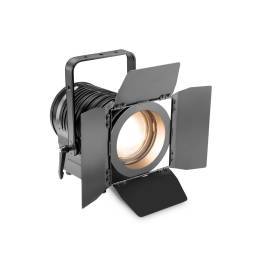 Cameo TS 200 WW - Foco para teatro con lente Fresnel y LED blanco cálido de 180 W en una carcasa negra