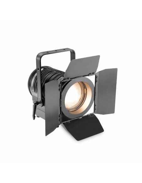 Cameo TS 200 WW - Foco para teatro con lente Fresnel y LED blanco cálido de 180 W en una carcasa negra