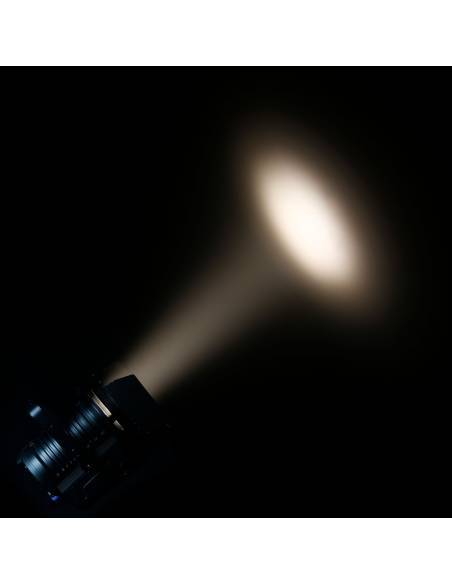 Cameo TS 200 WW - Foco para teatro con lente Fresnel y LED blanco cálido de 180 W en una carcasa negra