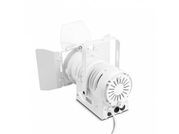Cameo TS 40 WW WH - Foco de teatro con lente plano-convexa y LED blanco cálido de 40 W en carcasa blanca