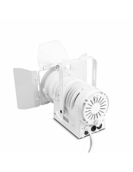 Cameo TS 40 WW WH - Foco de teatro con lente plano-convexa y LED blanco cálido de 40 W en carcasa blanca