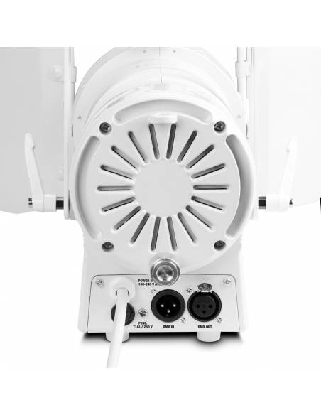 Cameo TS 40 WW WH - Foco de teatro con lente plano-convexa y LED blanco cálido de 40 W en carcasa blanca