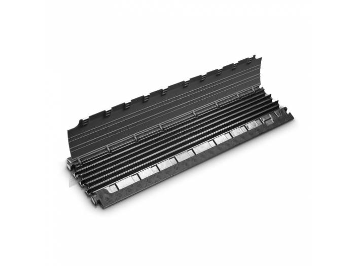 Defender NANO BLK - Pasacables de 6 Canales con Tapa negra