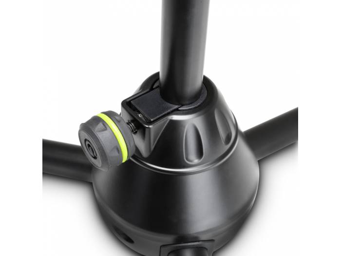 Gravity MS 4221 B - Pie de micrófono corto con trípode y brazo jirafa de 2 puntos de ajuste