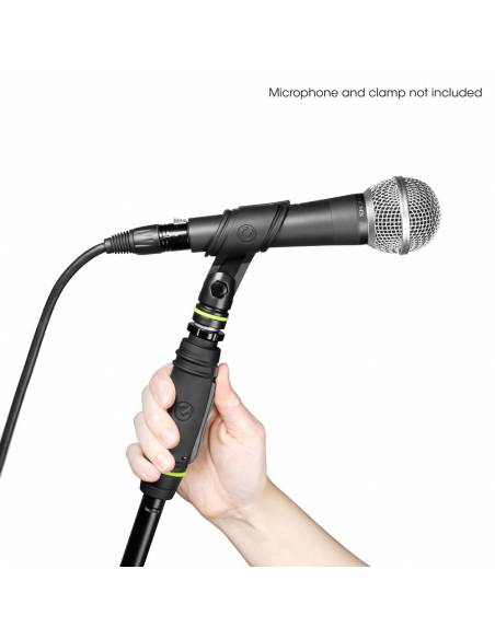 Gravity MS 431 HB - Soporte de micrófono recto con soporte y ajuste de altura con una sola mano