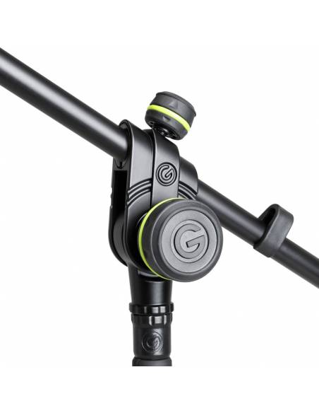 Gravity MS 4321 B - Pie de micrófono con trípode y brazo jirafa de 2 punto de ajuste