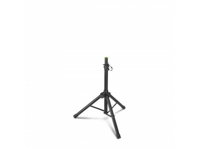 Gravity SP 5111 B - Soporte corto para altavoz, 35 mm diámetro, aluminio negro