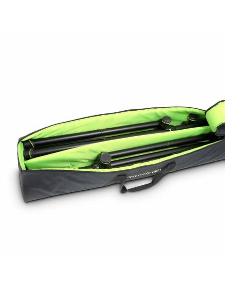 Gravity SS 5211 B SET 1 - Set 2 soportes de aluminio para altavoces con bolsa de transporte