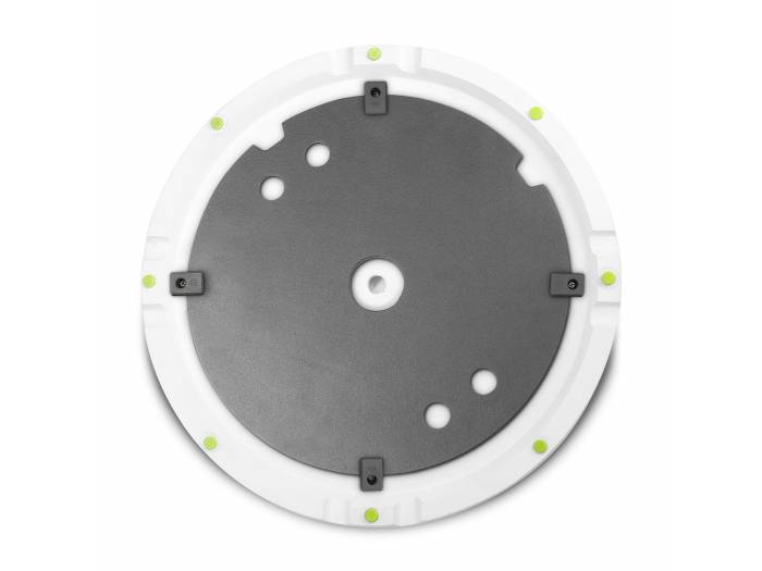 Gravity SSP WB SET 1 W - Soporte de altavoz con base y placa de peso de hierro fundido, blanco