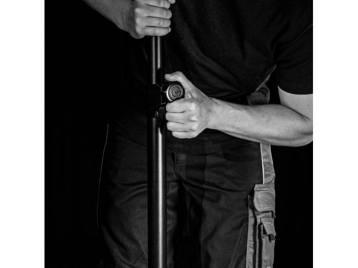 Gravity TSP 5212 LB - Soporte de altavoz serie Touring de acero con bloqueo automático Lockpin