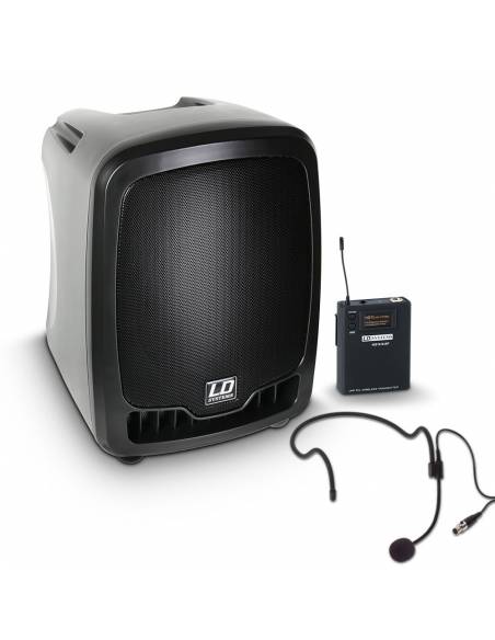LD Systems Roadboy 65 HS B5 - Altavoz de PA portátil con Micro de Diadema - 1