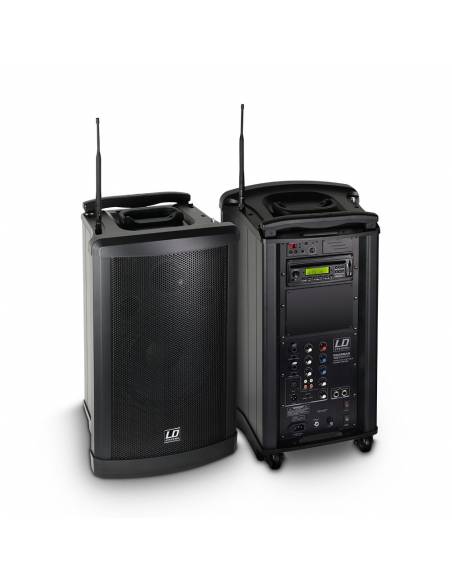 LD Systems Roadman 102 - Altavoz de PA portátil con Micrófono de Mano - 3