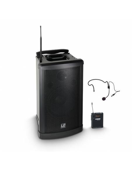 LD Systems Roadman 102 HS - Altavoz de PA portátil con Micro de Diadema - 1