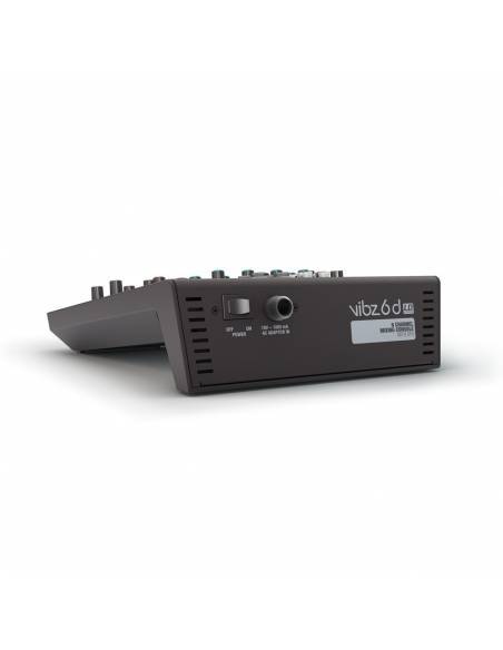 LD Systems VIBZ 6 D - Mesa de mezclas de 6 canales con sección de efectos digitales - 4