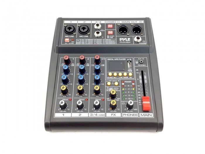 Pyle PMX464 Mesa de Directo de 4 canales - 3