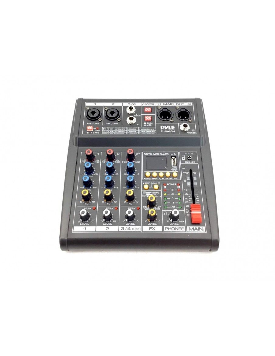 Pyle PMX464 Mesa de Directo de 4 canales - 3