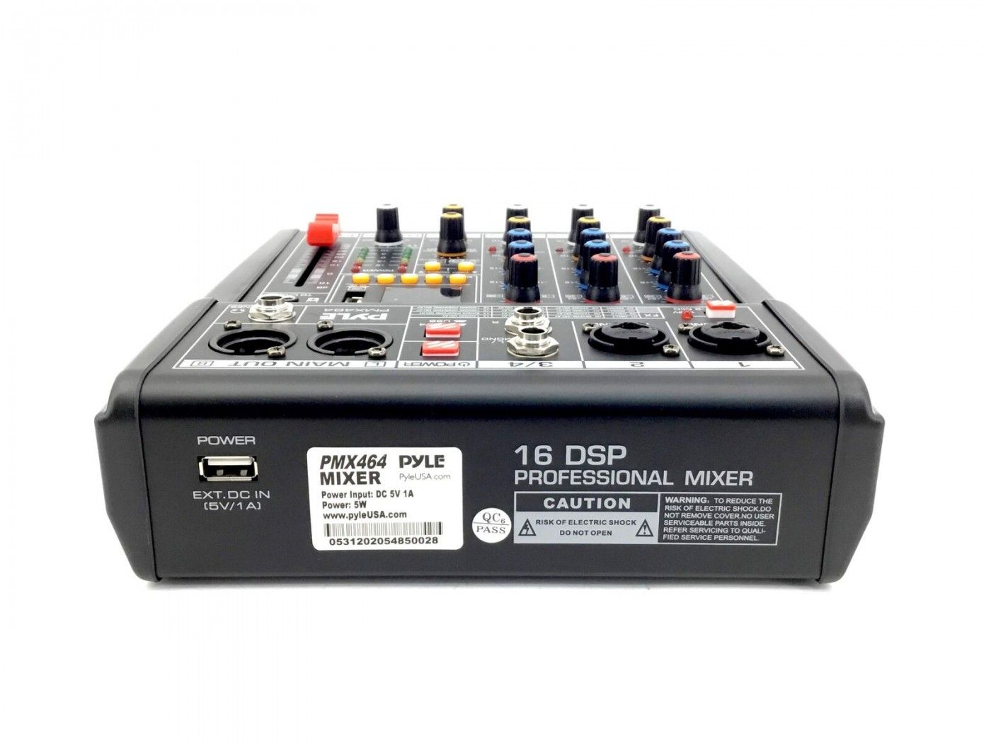 Pyle PMX464 Mesa de Directo de 4 canales - 5