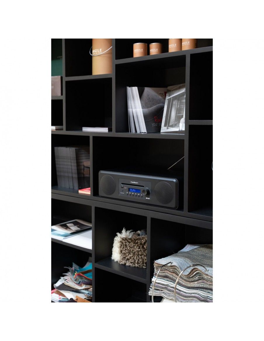MADISON MELODY-PLUS ALTAVOZ MULTI-FUENTES Con RECEPTOR DAB+, BLUETOOTH, TUNER FM Y LECTOR CD & USB - 2