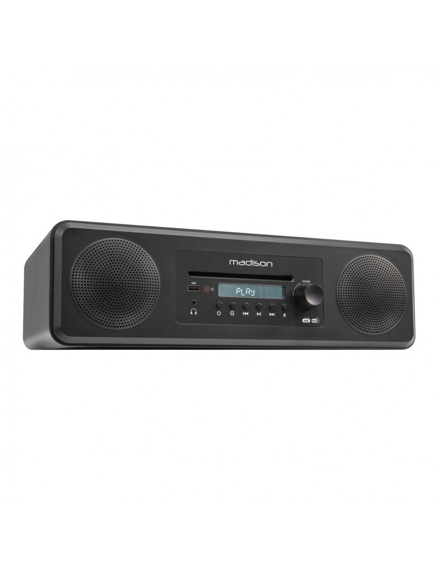 MADISON MELODY-PLUS ALTAVOZ MULTI-FUENTES Con RECEPTOR DAB+, BLUETOOTH, TUNER FM Y LECTOR CD & USB - 6