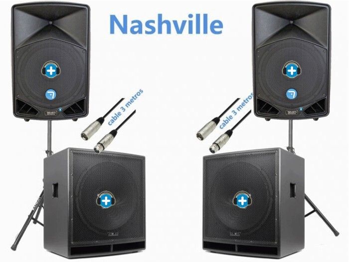 NASHVILLE Equipo de Sonido DJ