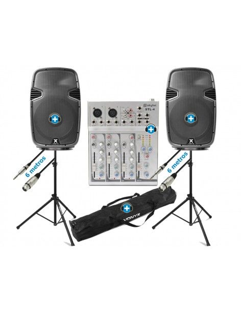 Pack de sonido Vonyx Equipo de directo 1600w