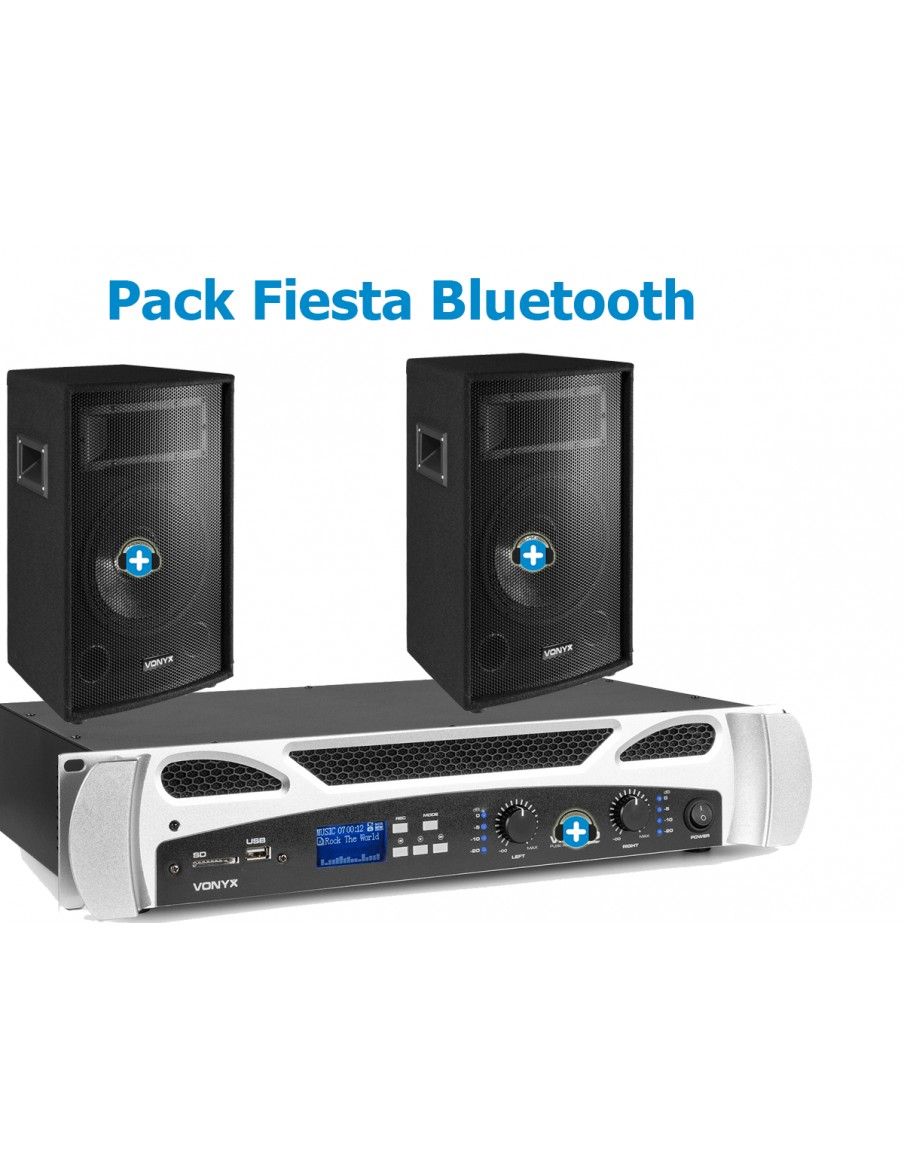 Pack Fiesta Bluetooth 21- Equipo de sonido Bluetooth para fiestas familiares