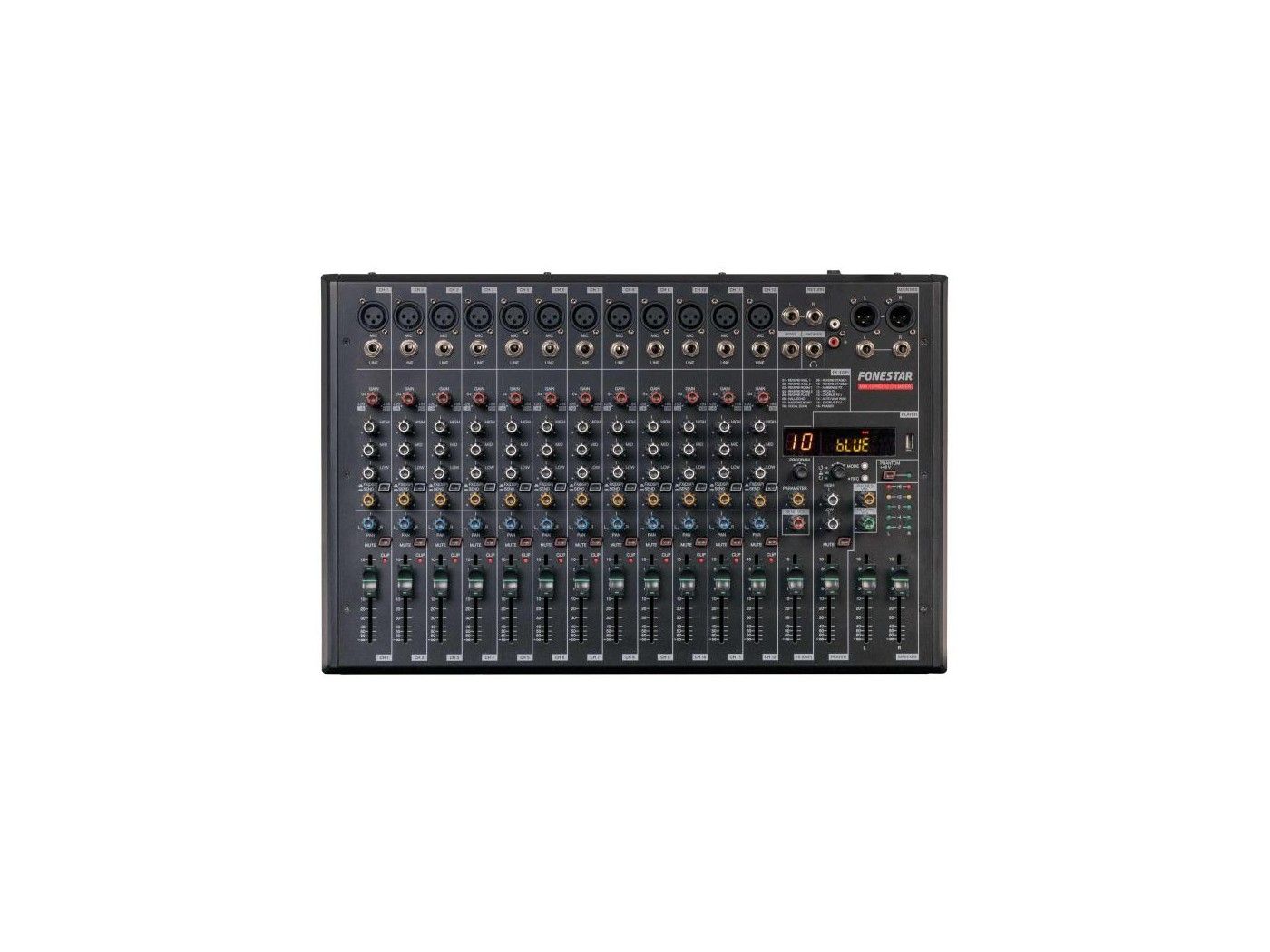 FONESTAR MIX-12PRO MESA DE MEZCLAS 12 CANALES - 5