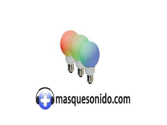 BOMBILLA LED RGB- E27 - 20 LEDs - Ø80mm - 1