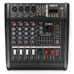 Vonyx AM5A 5 Channel Amplified Mixer BT | Mas Que Sonido