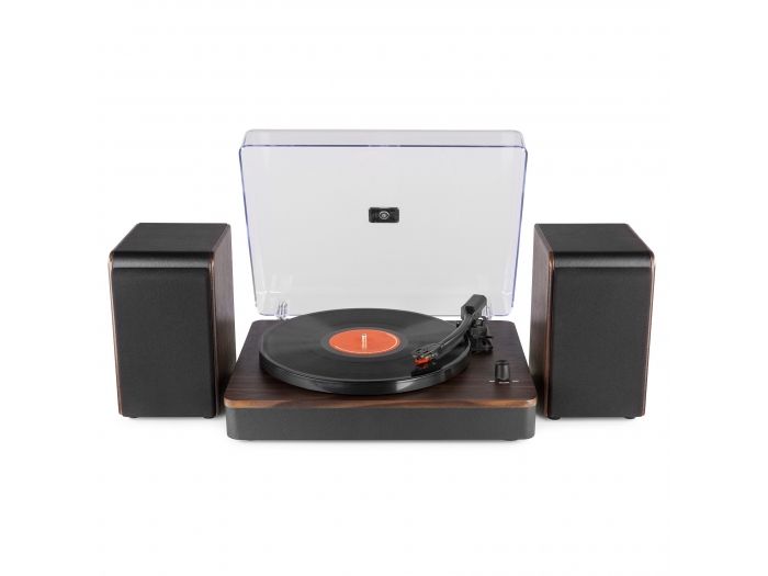 Audizio RP330D Giradiscos HQ Madera oscura con altavoces 102179 - 2