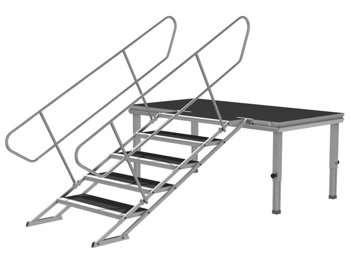 Power Dynamics 750AS Escaleras ajustables 80 - 140cm
