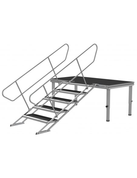 Power Dynamics 750AS Escaleras ajustables 80 - 140cm