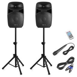 Vonyx VPS122A Set Plug & Play 800W con tripodes 178130 - 2 2