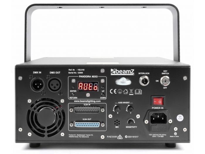 Beamz Pandora 1600 Laser TTL RGB 