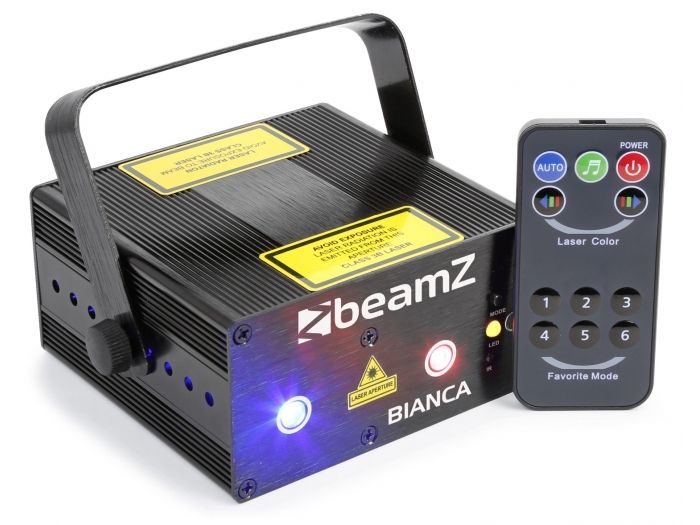 Beamz Bianca Doble Laser 330mW RGB Gobo IRC 