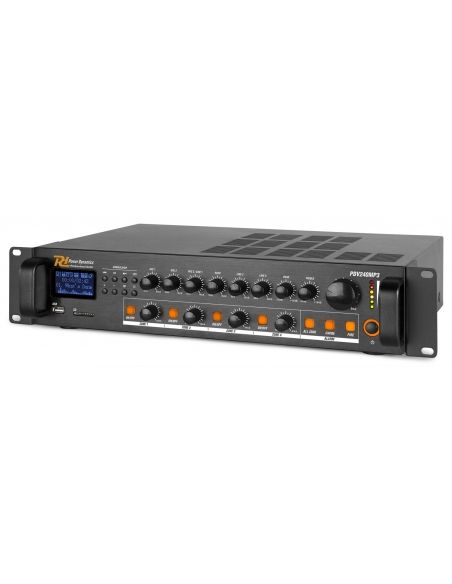 Power Dynamics PDV240MP3 PA Mixer Amplifier 240W/100V 4 zones 952071 - 3