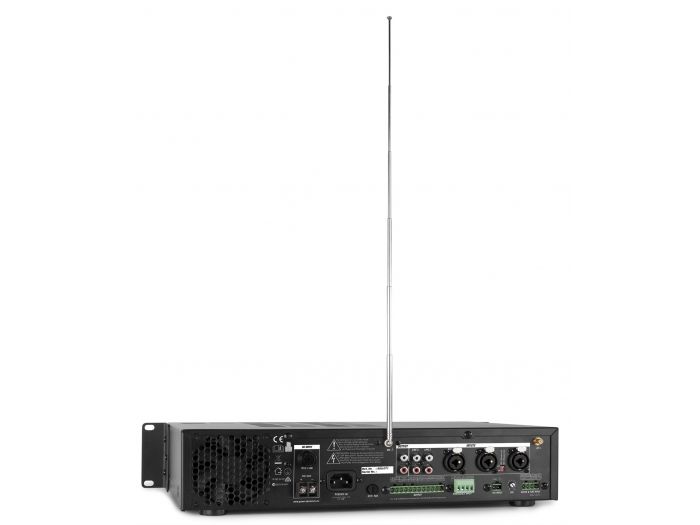 Power Dynamics PDV240MP3 PA Mixer Amplifier 240W/100V 4 zones 952071 - 8