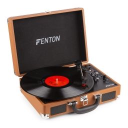Fenton RP115F Maleta reproductor giradiscos Marrón 102111 - 1