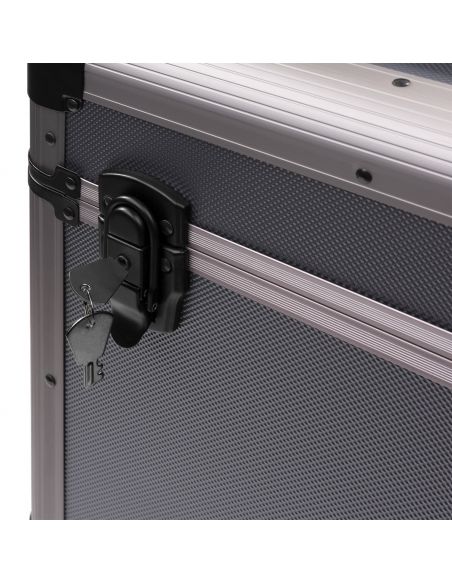 Power Dynamics RC80 12\" Maleta para vinilos Titanio