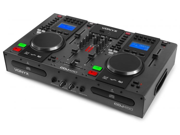 Vonyx CDJ450 Double CD/MP3/USB, BT Statio | Mas Que Sonido