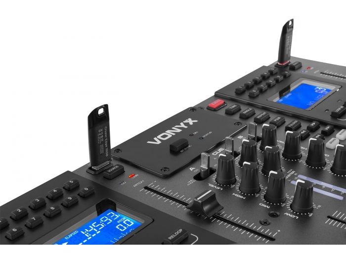 Vonyx CDJ450 Double CD/MP3/USB, BT Statio | Mas Que Sonido