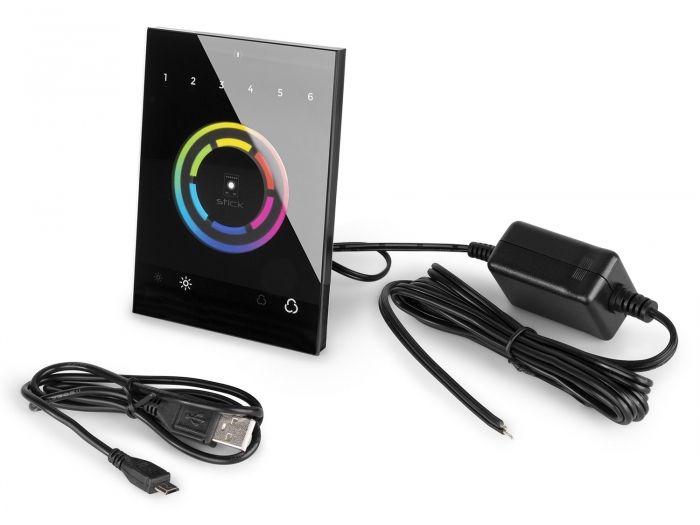 Beamz STICK-CW4 Interface WiFi DMX para montar en pared 