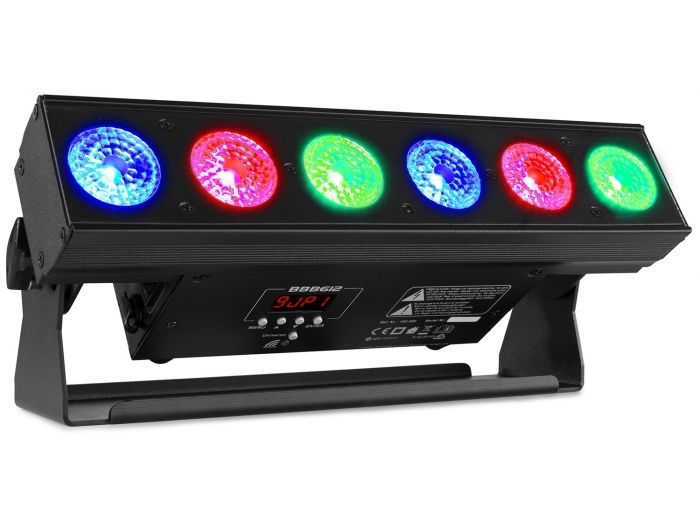 Beamz BBB612 Barra con bateria 6x 12W 