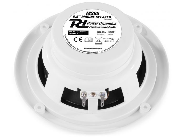 Power Dynamics MS65 Conjunto altavoces Marino intemperie 6.5" 100W 125023 - 6