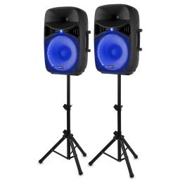 Vonyx VPS152A Set Plug & Play 1000W con tripodes 178135 - 2